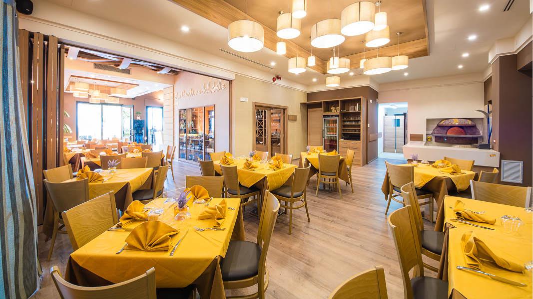 Restauranten på Hotel Sole, Maiori, Amalfikysten